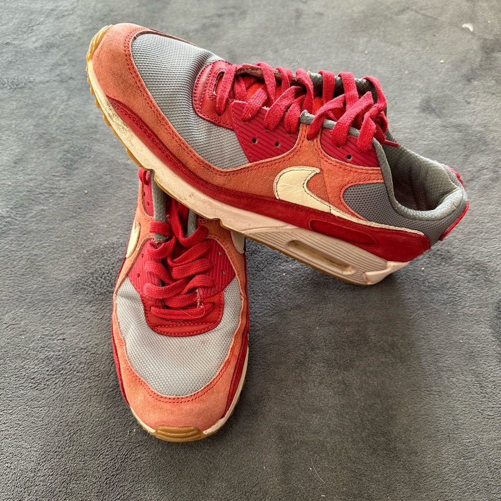 Red Nike Air Max 90s